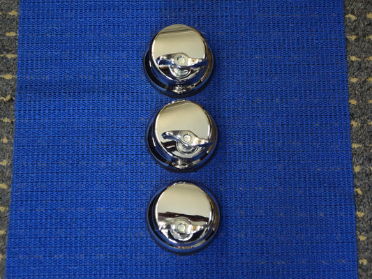 SET  H/D CHROME TOM MOUNTS (3)