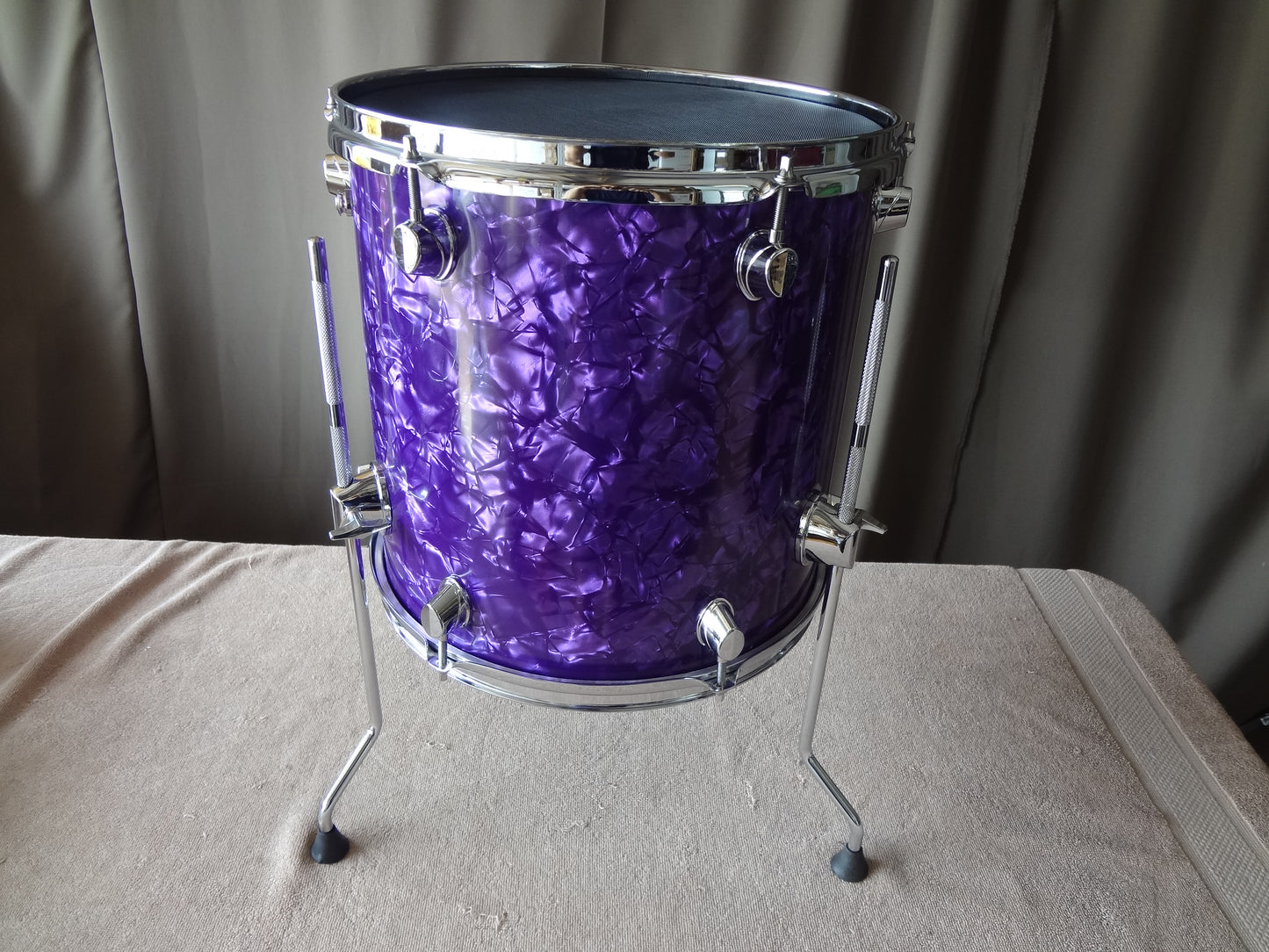 NEW 4 PIECE CUSTOM ELECTRONIC DRUM SHELL PACK - PURPLE PEARL