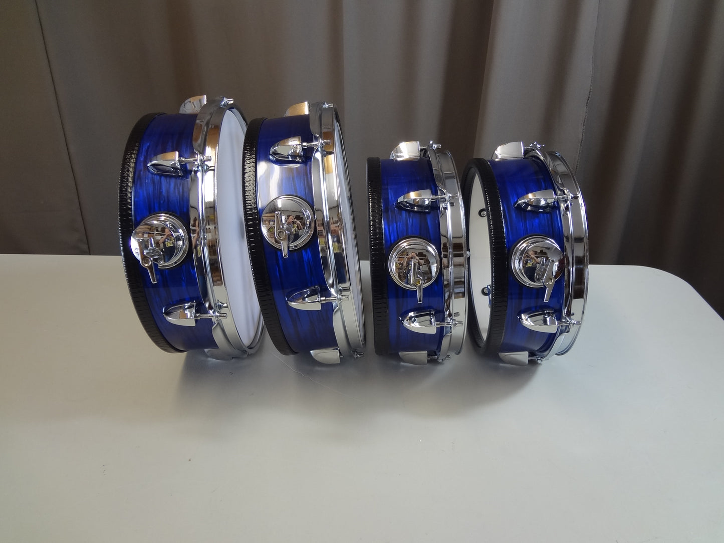 5 PIECE CUSTOM BUILT ELECTRONIC DRUM KIT - (ELECTRONIC CYMBALS AND HARDWARE INCLUDED)