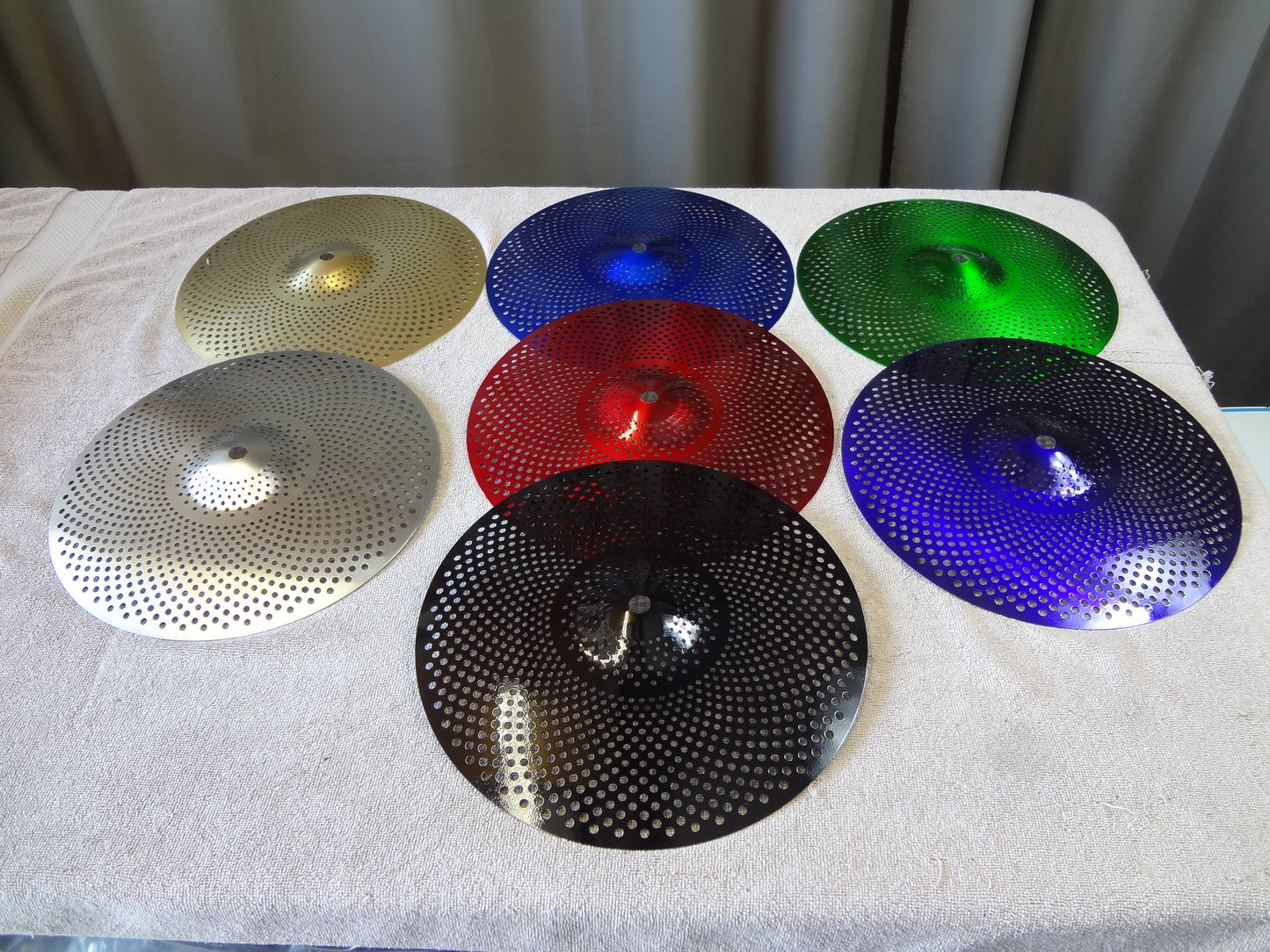 NEW SET 12'' HI HAT LOW VOLUME CYMBALS