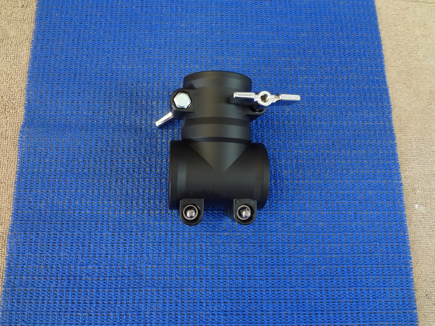 METAL DRUM RACK CONNECTING T- CLAMP SUIT 1.5'' PIPE