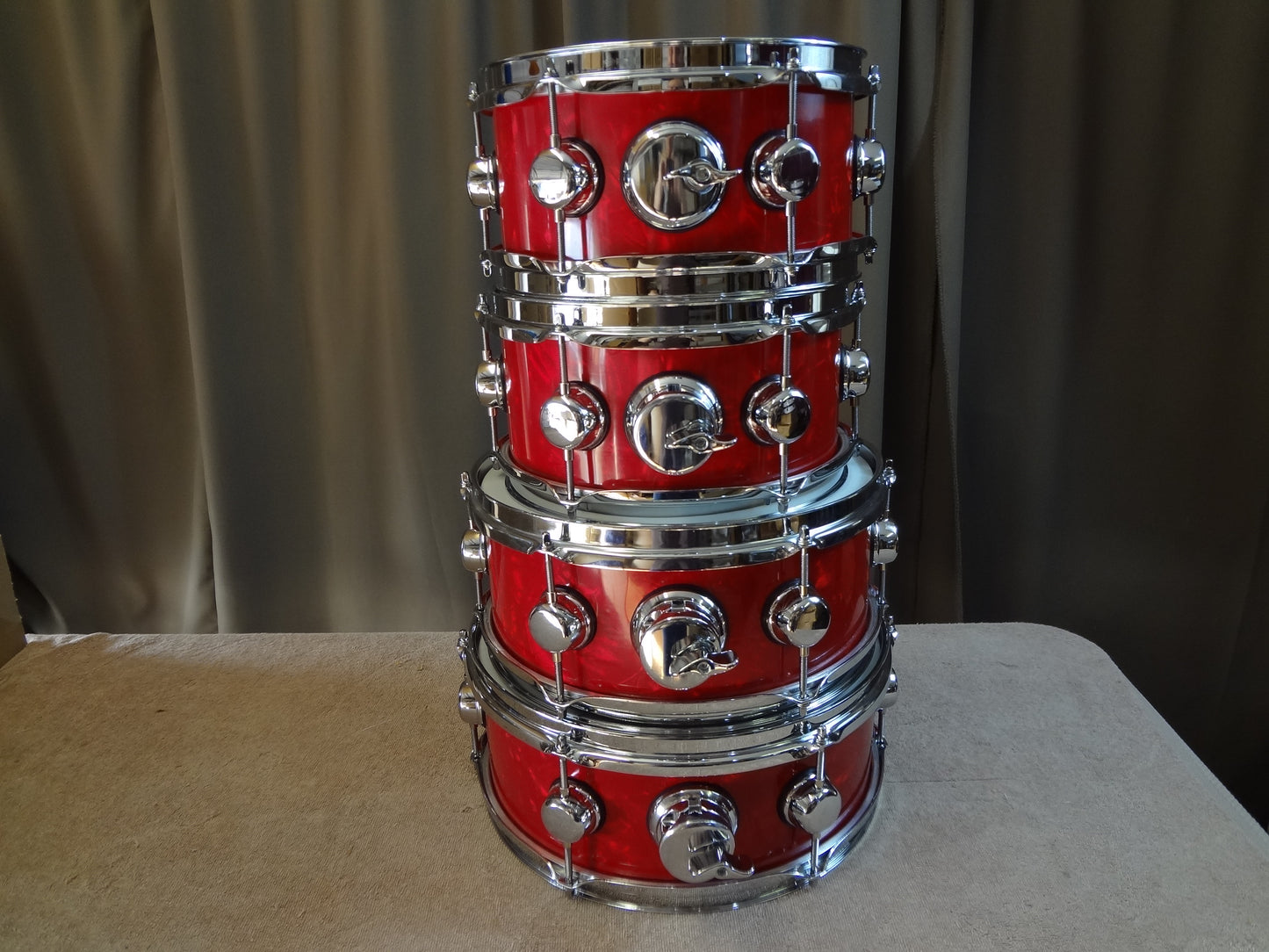 5 PIECE CUSTOM BUILT ELECTRONIC DRUM KIT (ELECTRONIC CYMBALS AND HARDWARE INCLUDED)