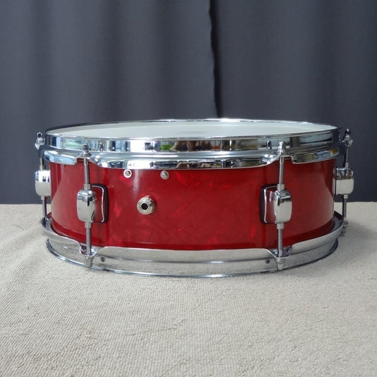 New 13 Inch Custom Electronic Snare Drum - Red Pearl