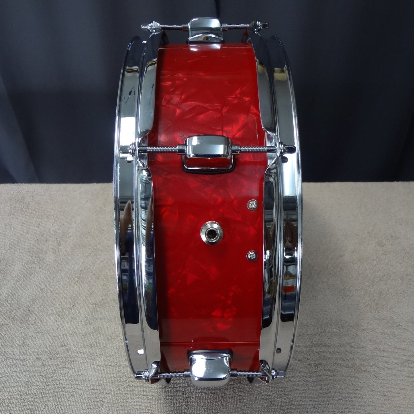 New 13 Inch Custom Electronic Snare Drum - Red Pearl