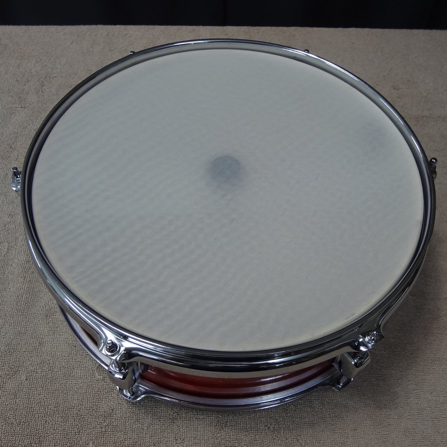 New 13 Inch Custom Electronic Snare Drum - Red Pearl