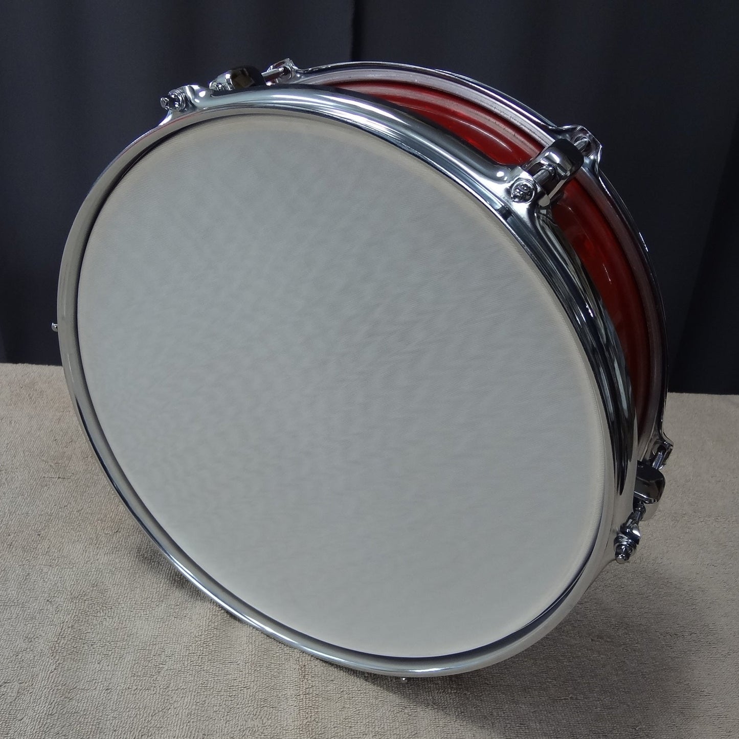 New 13 Inch Custom Electronic Snare Drum - Red Pearl