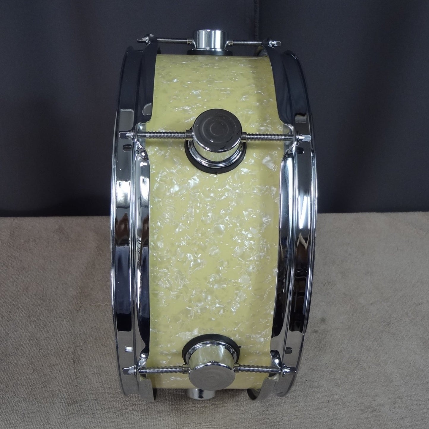 NEW 6 PIECE CUSTOM ELECTRONIC DRUM SHELL PACK - CREAM PEARL/VINTAGE