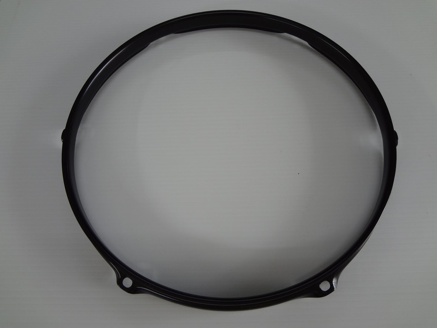 NEW PAIR 6 HOLE 12'' SATIN BLACK TOM RIMS 2mm (2pcs)