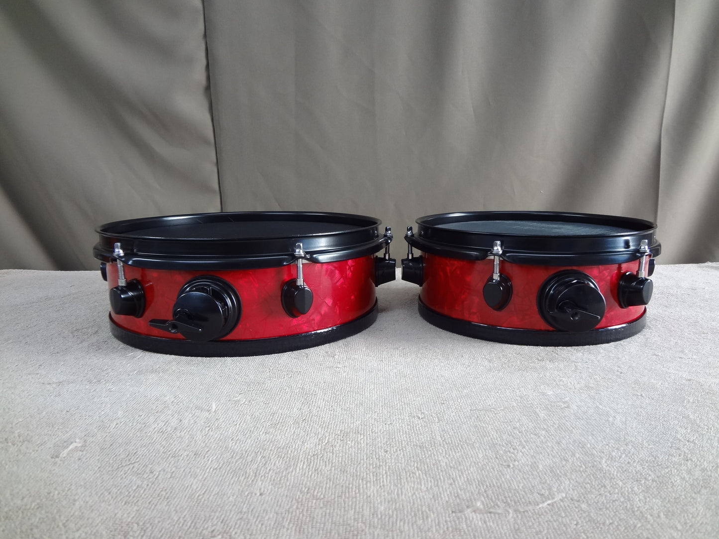NEW 4 PIECE CUSTOM ELECTRONIC DRUM SHELL PACK - RED PEARL