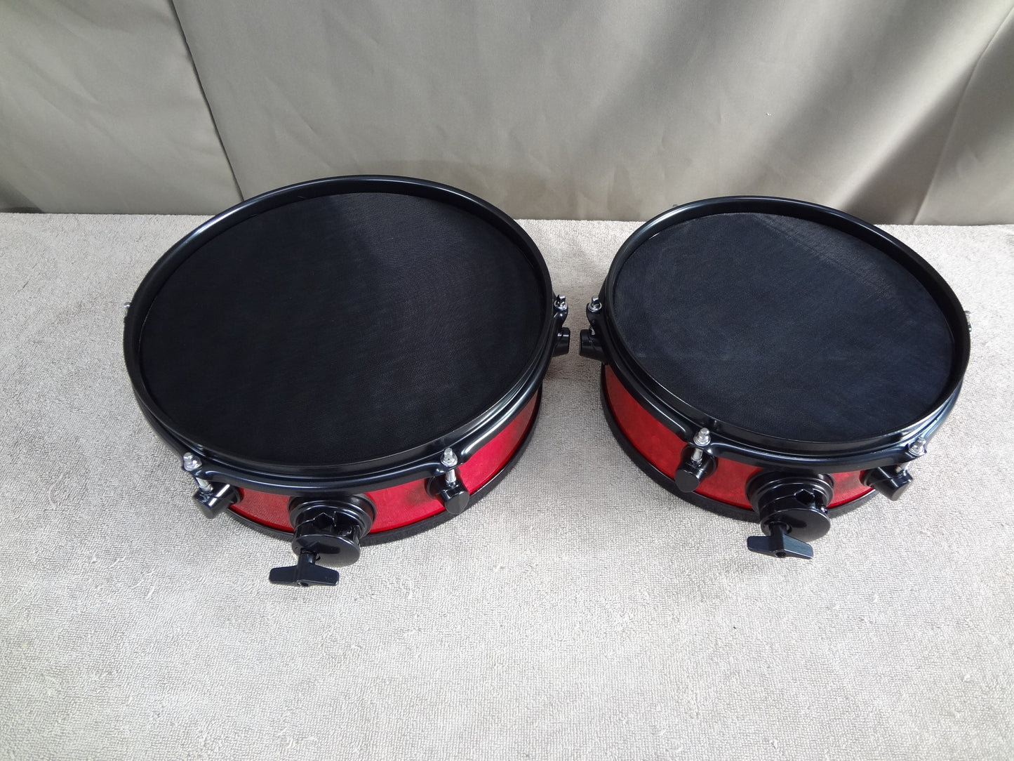 NEW 4 PIECE CUSTOM ELECTRONIC DRUM SHELL PACK - RED PEARL