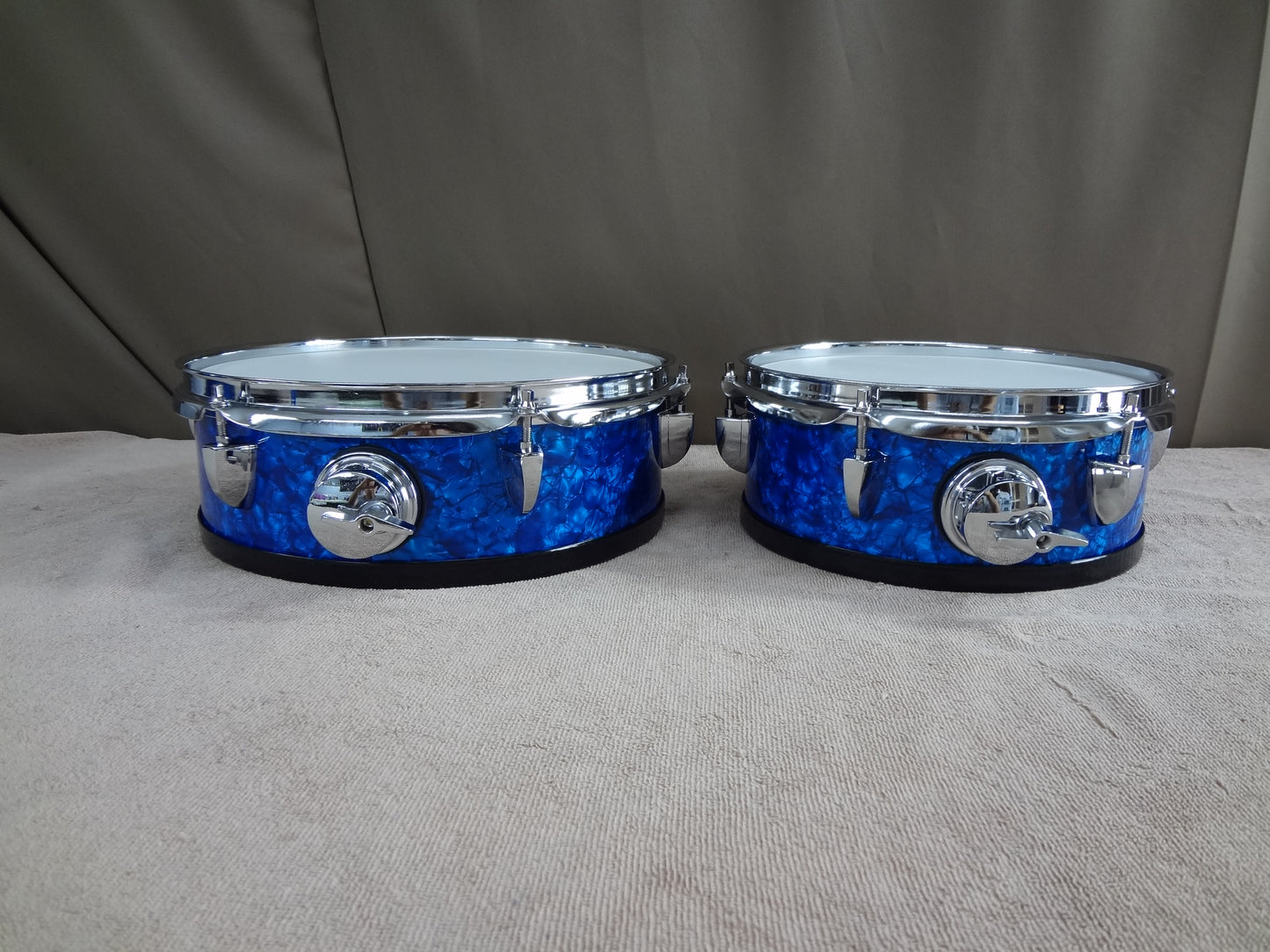 NEW 4 PIECE CUSTOM ELECTRONIC DRUM SHELL PACK - BLUE PEARL
