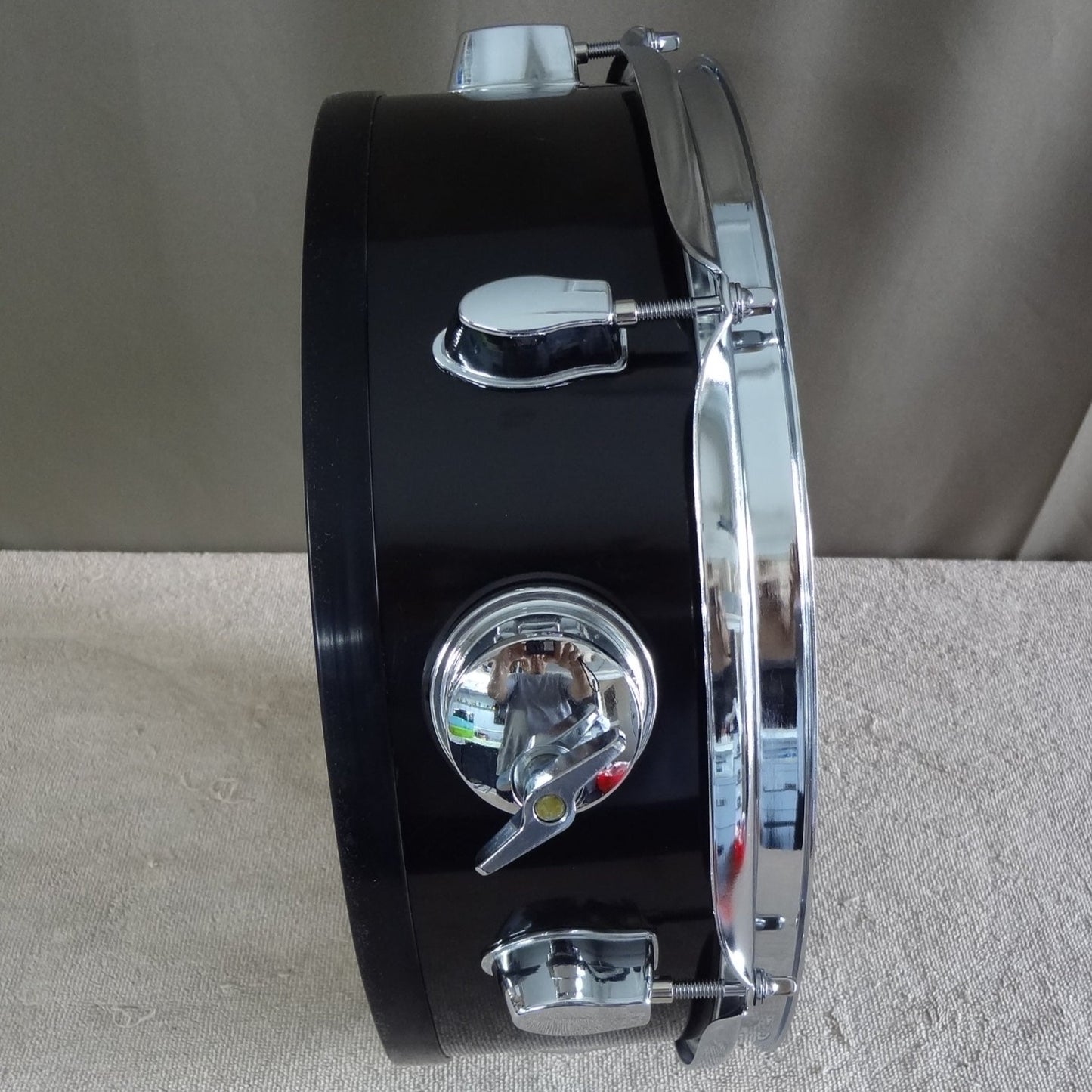 Refurbished 13 Inch Custom Electronic Snare Drum - Black Mono