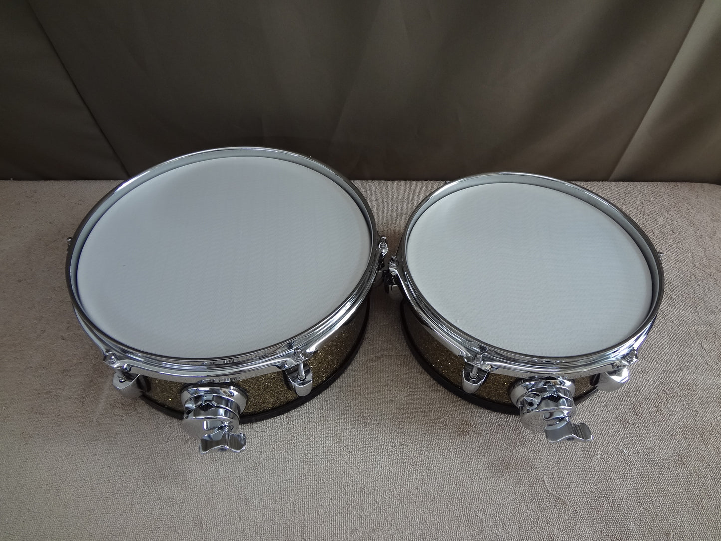 NEW 5 PIECE CUSTOM ELECTRONIC DRUM SHELL PACK - GINGER GLASS GLITTER