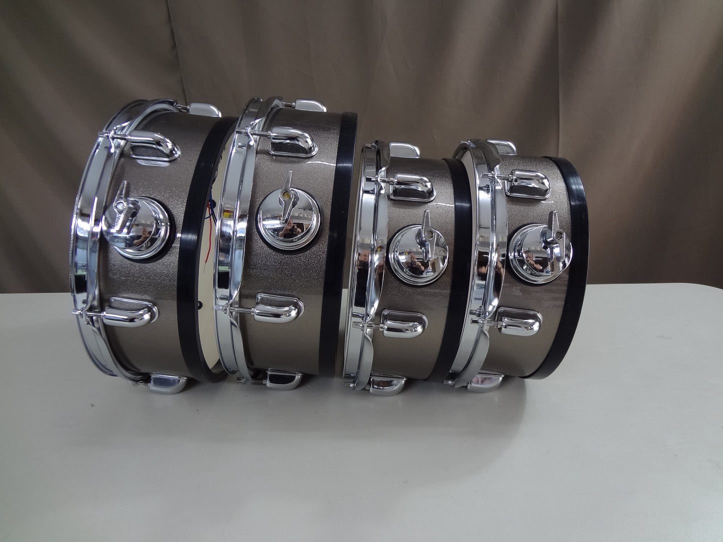 New 4 Piece Custom Electronic Drum Shell Pack - Bronze Metallic