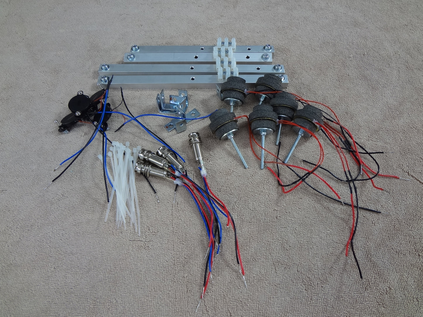 DIY 4 PIECE COMPLETE ELECTRONIC DRUM SHELL PACK.