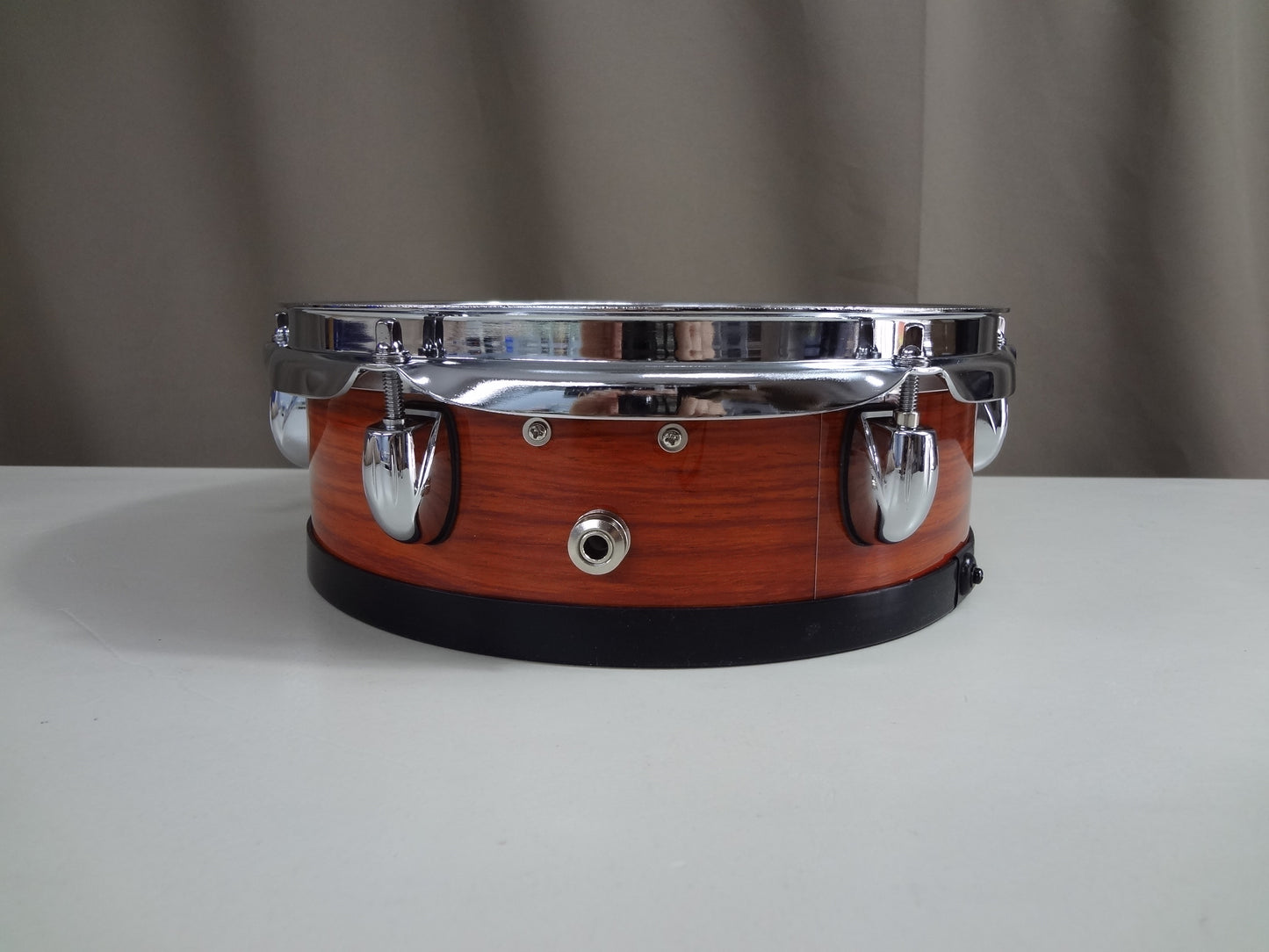 Refurbished 10 Inch Custom Electronic Snare Drum - Woodgrain