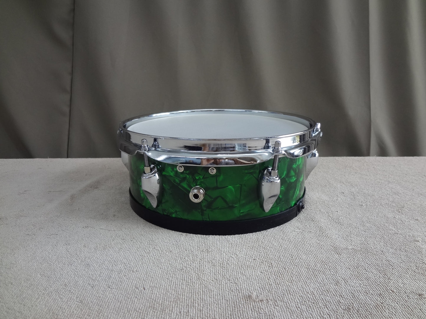 Refurbished 10'' Custom Built Electronic Snare Drum- Green Pearl