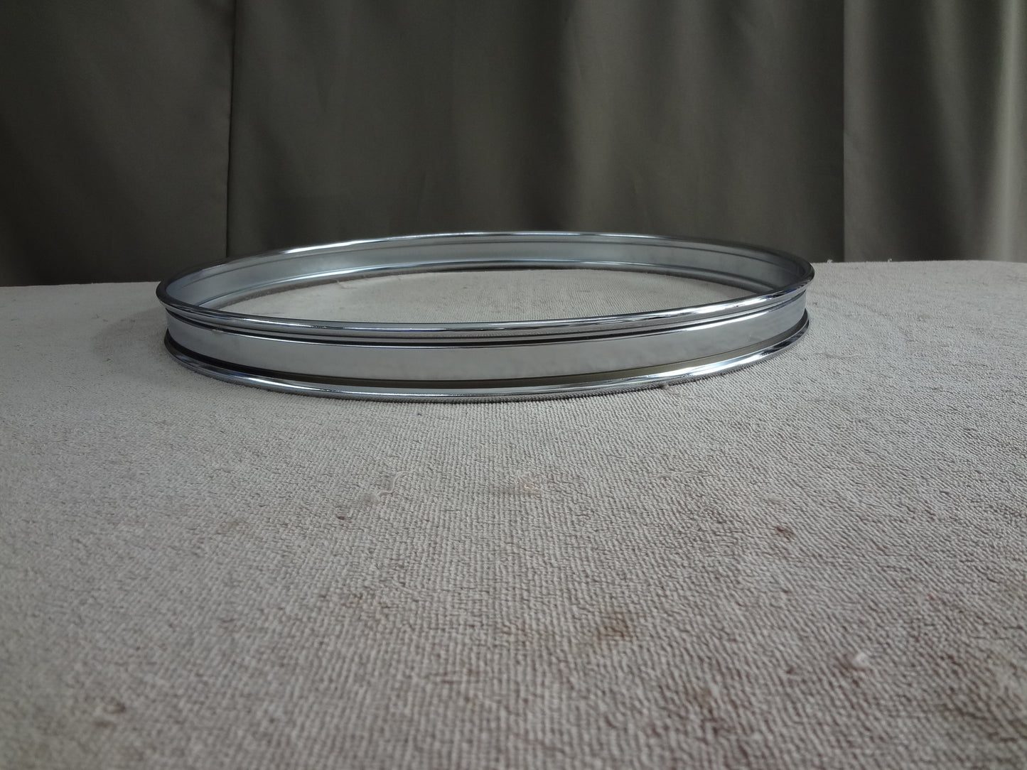 NEW 14'' CHROME BASS DRUM HOOPS (2)