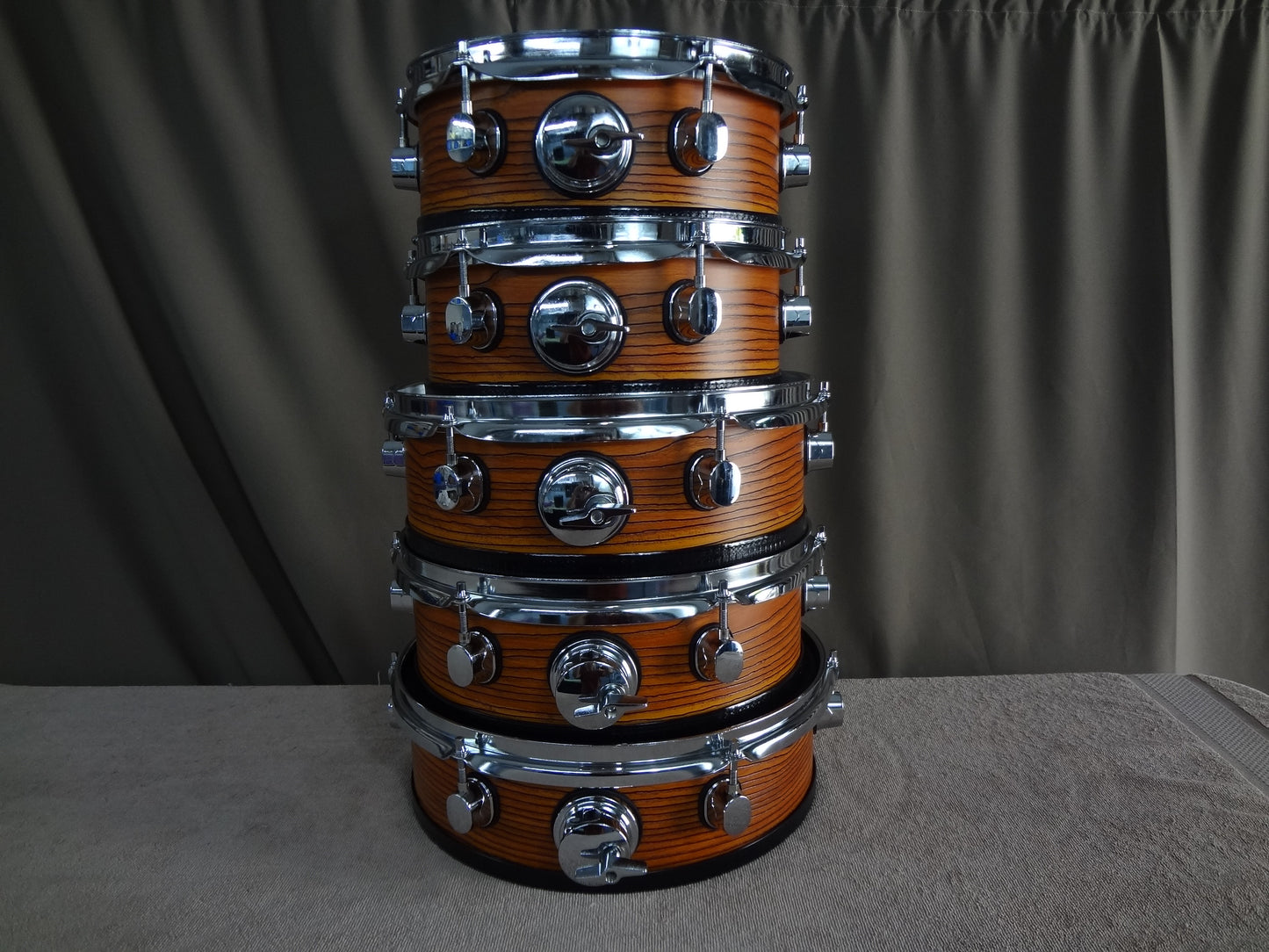 Electronic drum 2x10'' 2x12'' 1x13'' shell pack dual trigger.