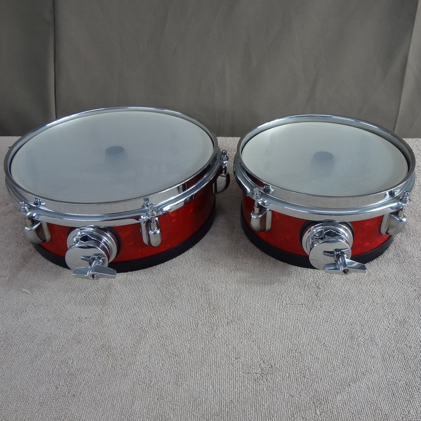 New 4 Piece Custom Electronic Drum Shell Pack - Red Pearl