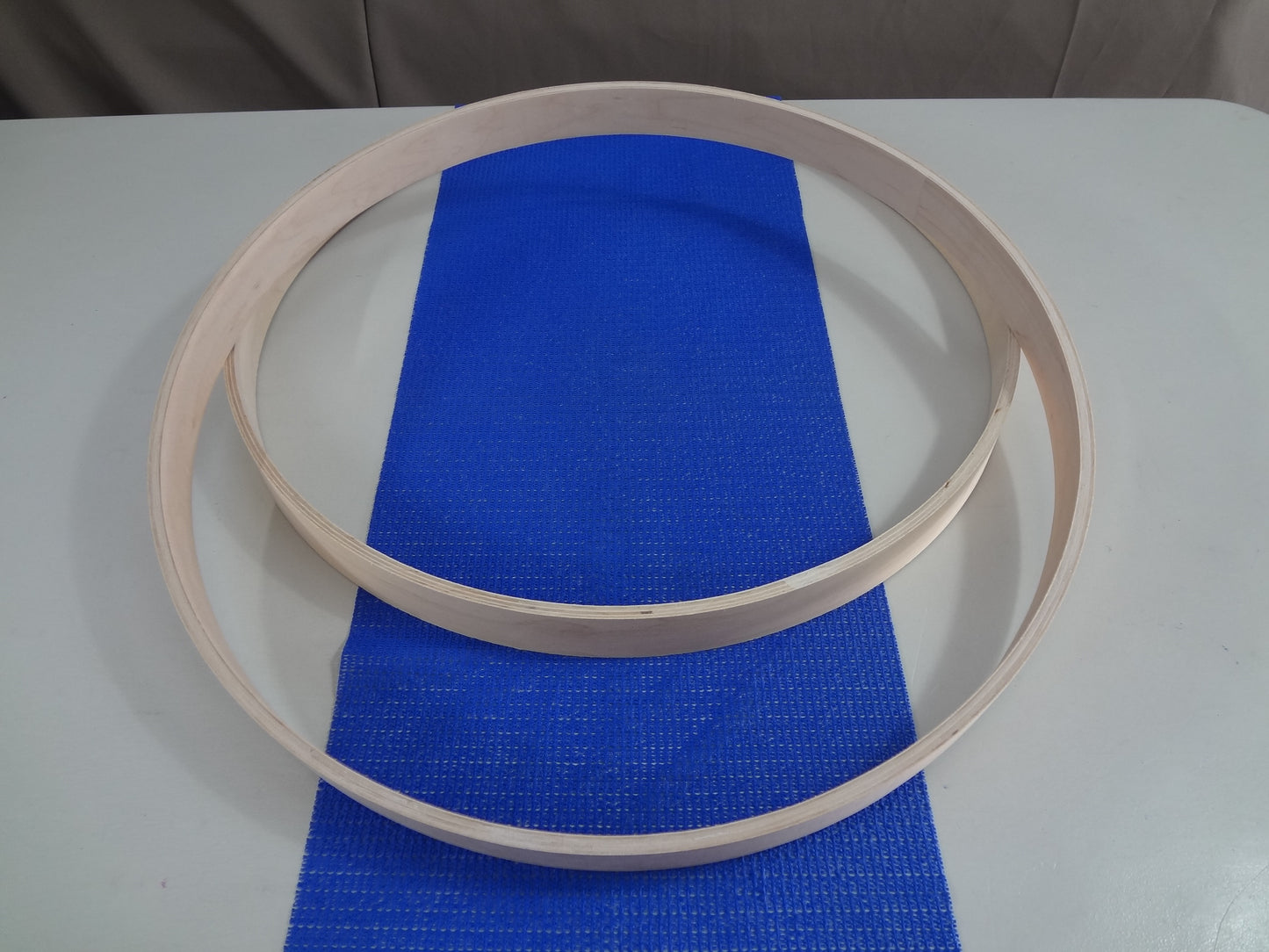 PAIR MAPLE BASS DRUM HOOPS 22'' (2)