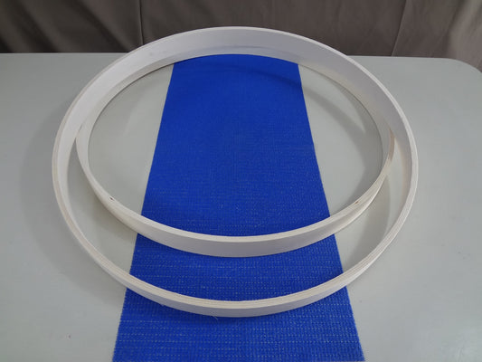 PAIR POPLAR BASS DRUM HOOPS 22'' (2)