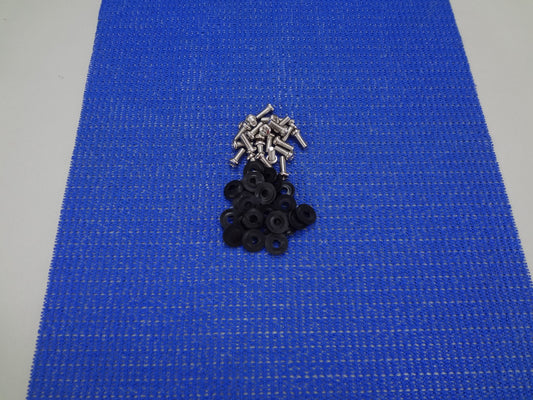 LUG MOUNTING SCREWS (24) 5mm x 9mm METAL/PLASTIC.