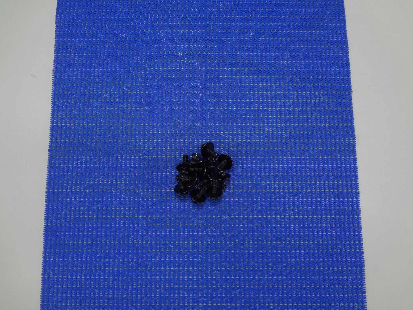LUG MOUNTING SCREWS (12) 5mm x 14mm BLACK.