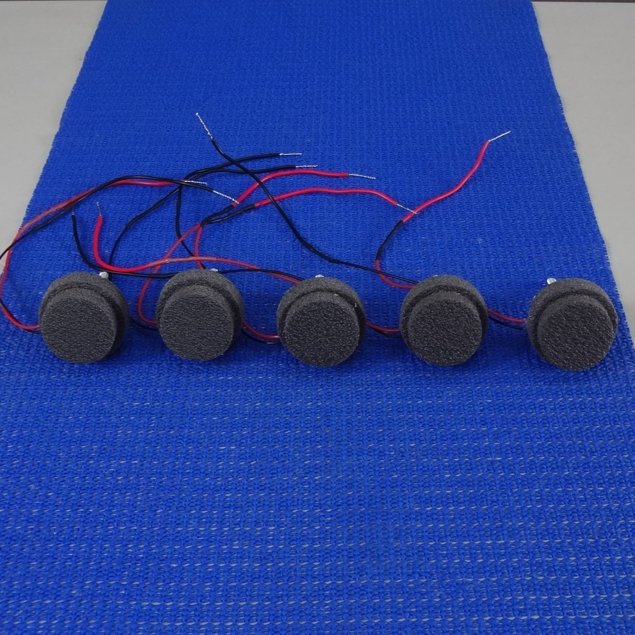 DIY 5 PIECE ELECTRONIC DRUM TRIGGER SET.