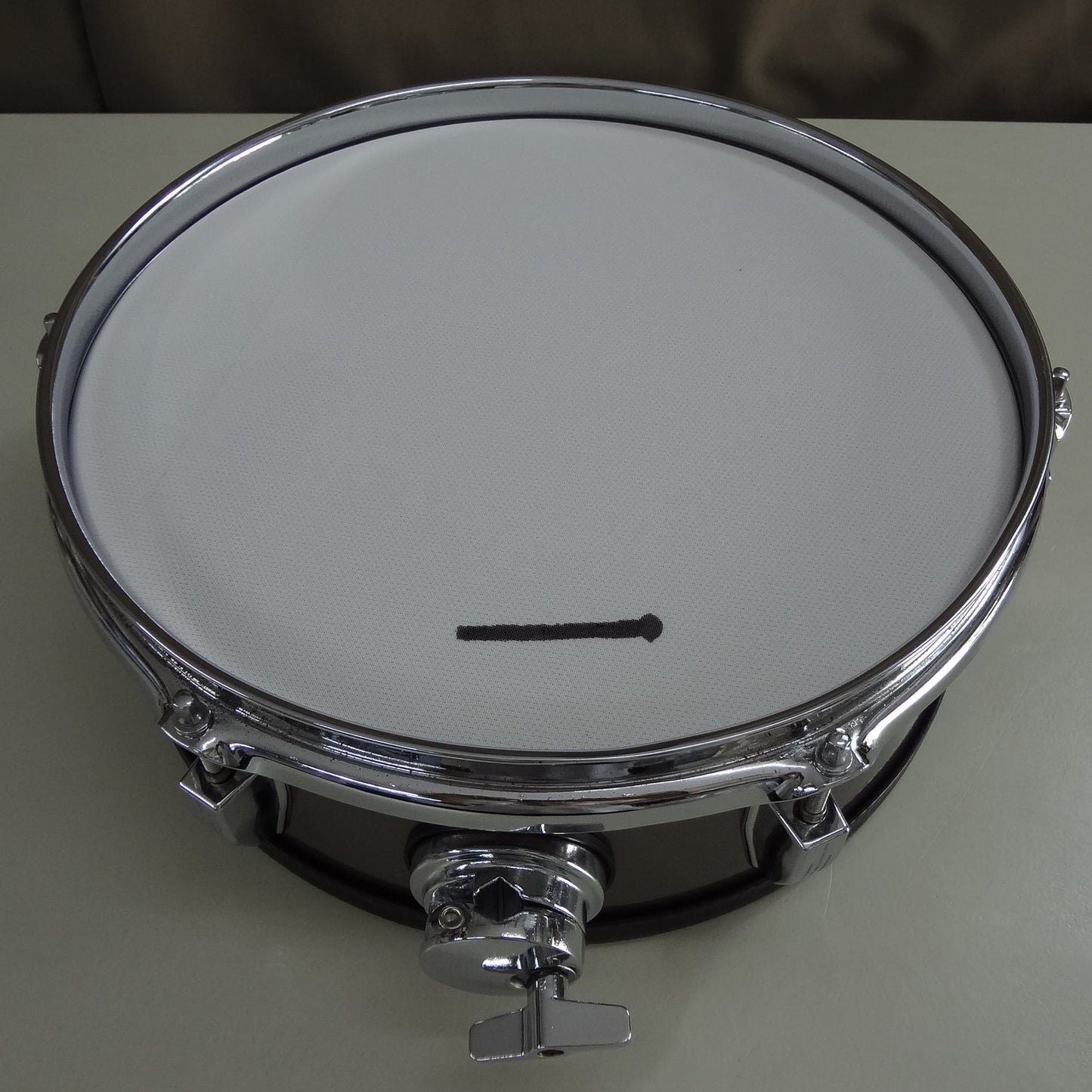 Refurbished 12 Inch Custom Built Electronic Snare Drum - Bronze Metallic