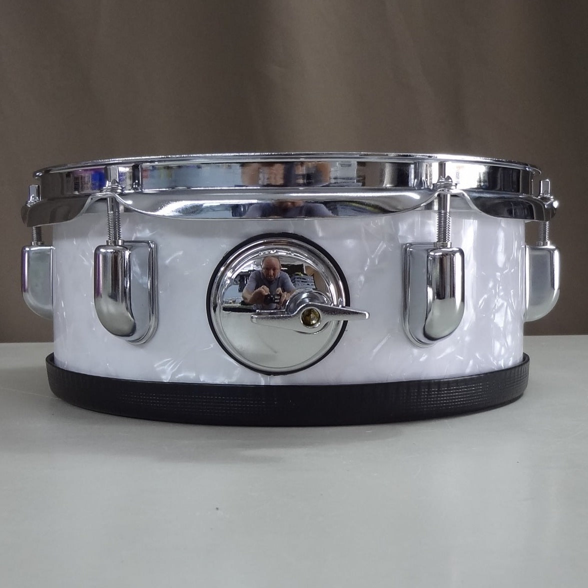 Electronic- drum-10inch=white=pearl