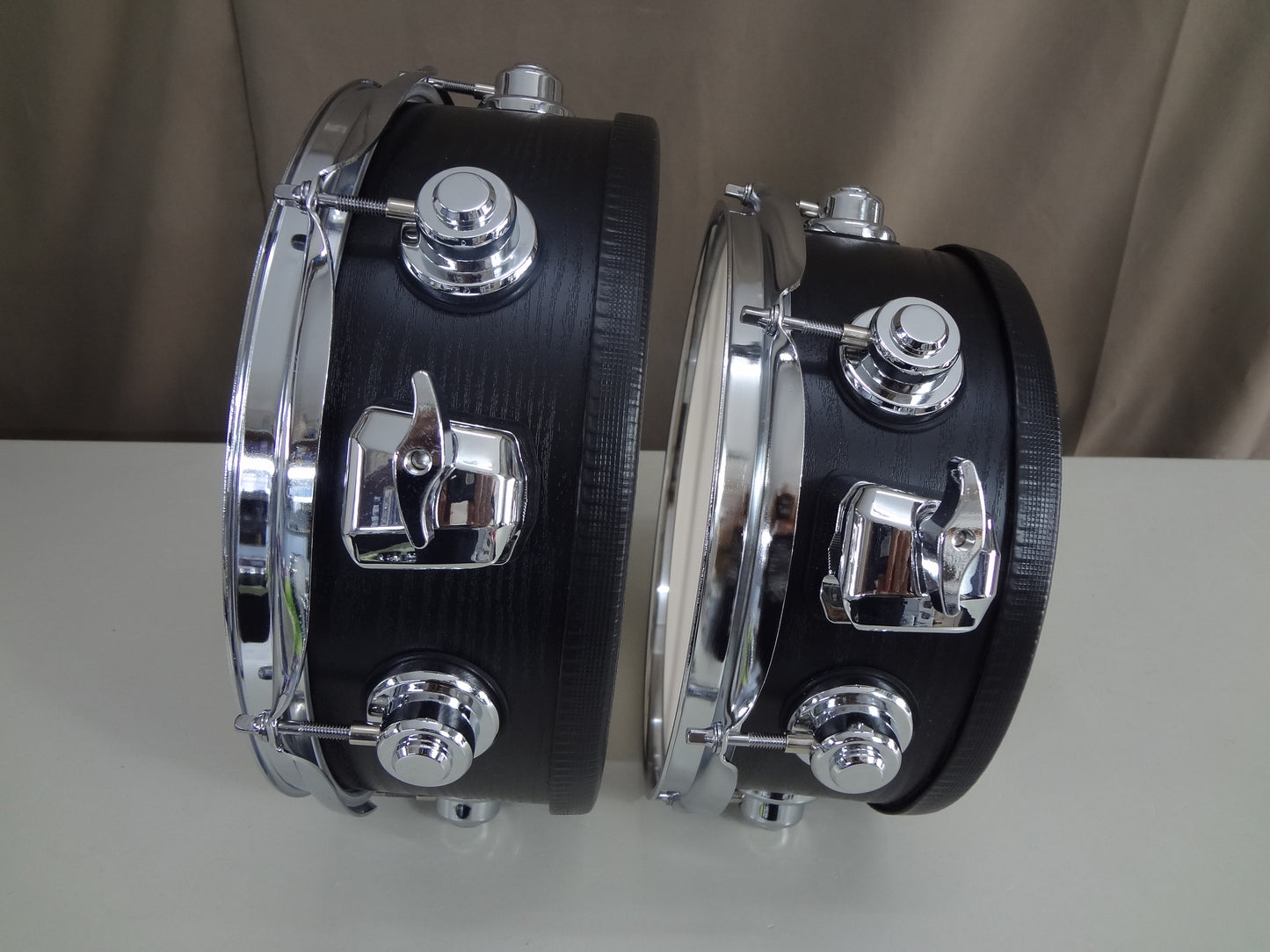 NEW CUSTOM BUILT ELECTRONIC DRUM 6 PIECE SHELL PACK-Black Woodgrain