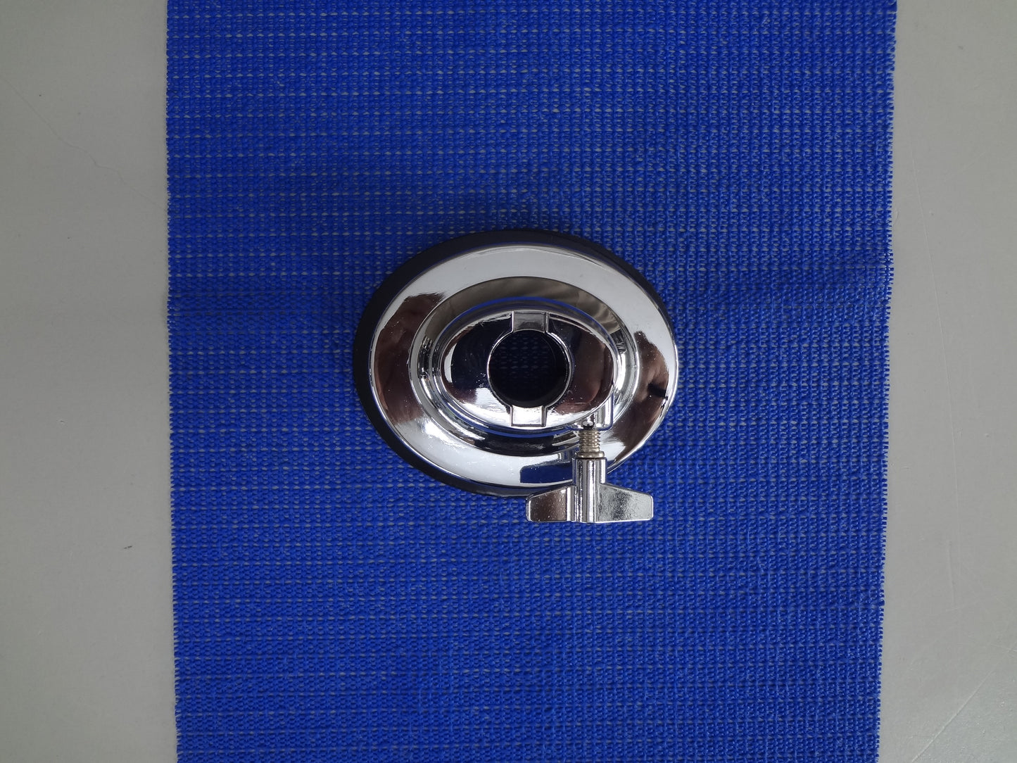 NEW CHROME BASS DRUM TOM MOUNTING BRACKET.