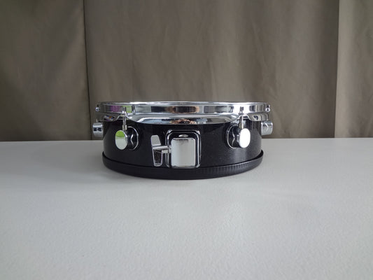Refurbished 12 Inch Custom Built Electronic Snare Drum - Black/Sparkle