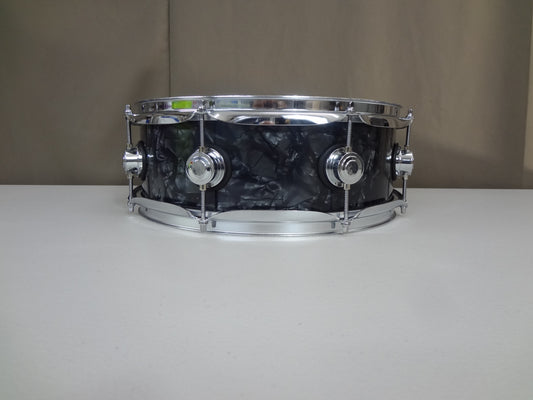 New 14 Inch Custom Electronic Snare Drum - Black Pearl.