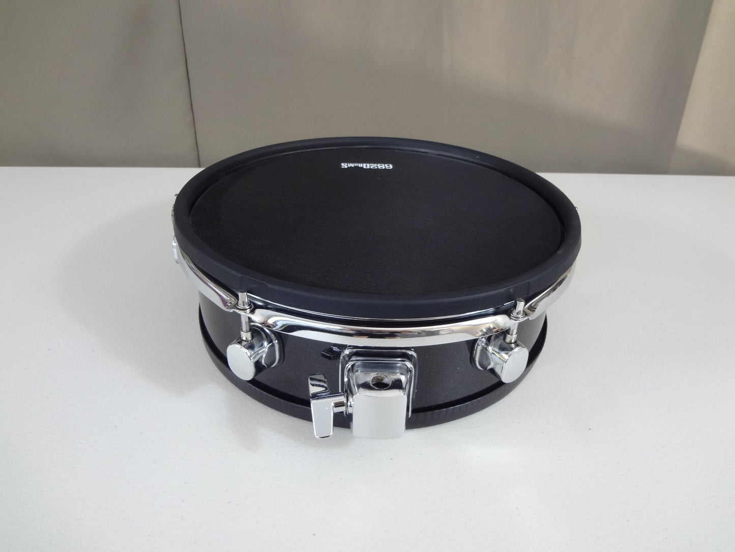 Refurbished 12 Inch Custom Built Electronic Snare Drum - Black/Sparkle