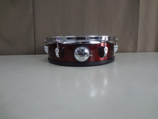 New 13 Inch Custom Electronic Snare Drum - Red/Wine Sparkle