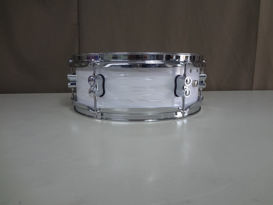 New 13 Inch Custom Electronic Snare Drum - White Oyster