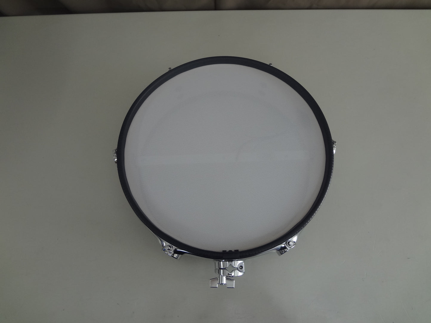 New 14 Inch Custom Electronic Snare Drum - Black- Sparkle wrap.