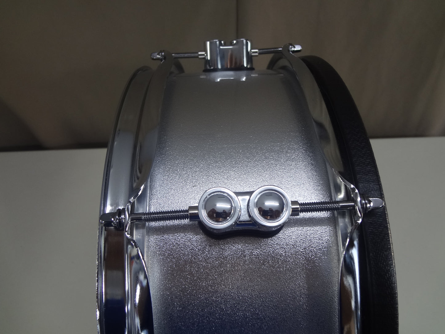 New 13 Inch Custom Electronic Snare Drum - Silver Metallic