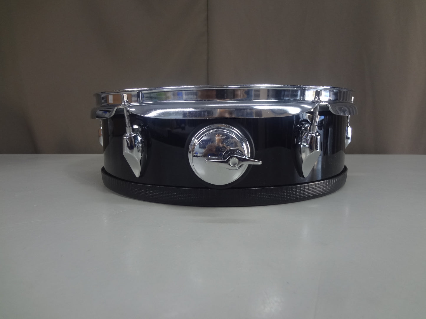 New 13 Inch Custom Electronic Snare Drum - Black Mono
