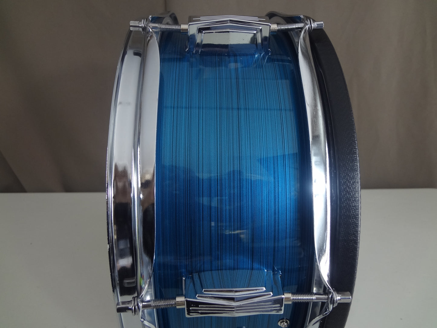 New 13 Inch Custom Electronic Snare Drum - Teal Strata