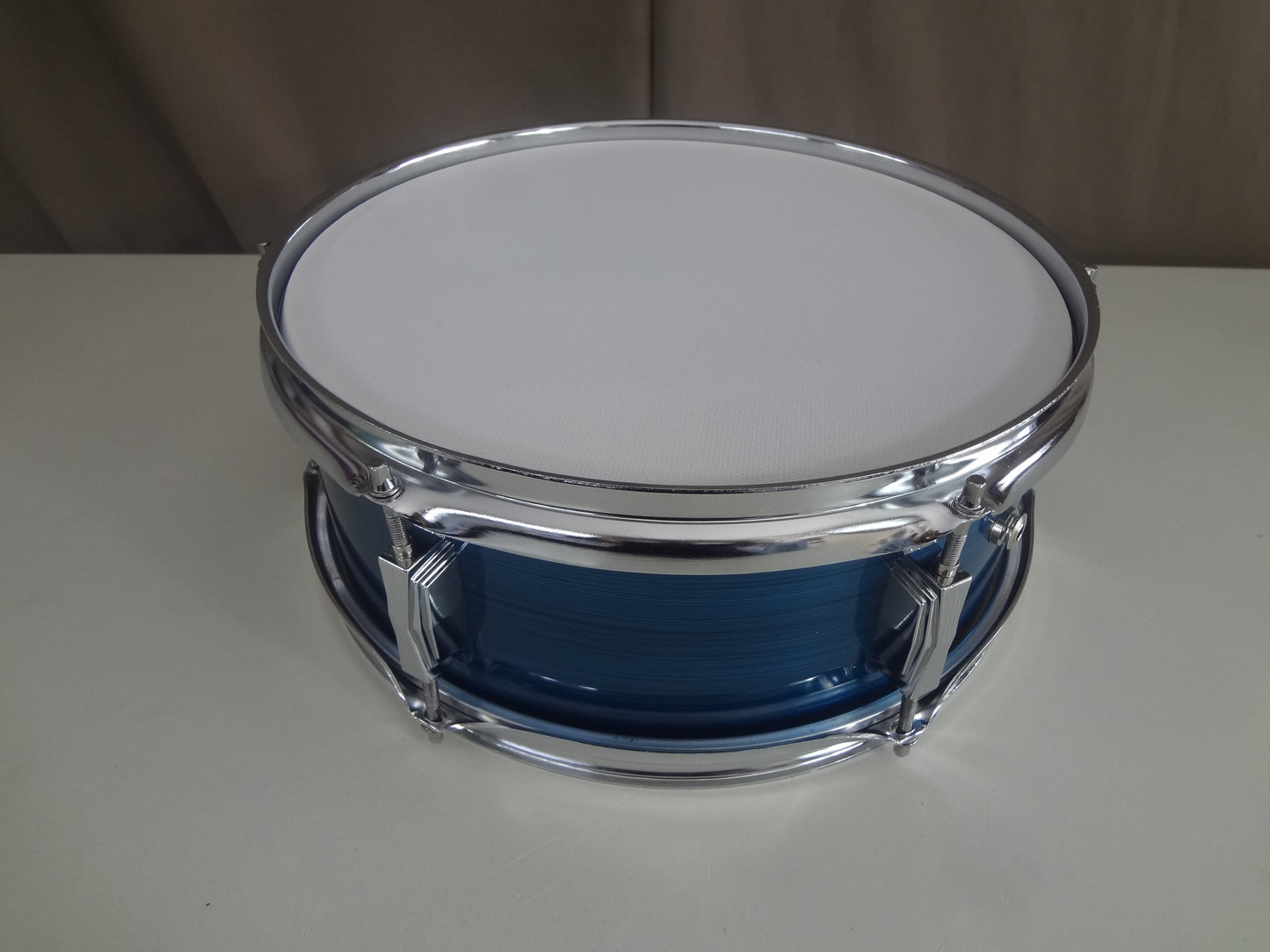 New 13 Inch Custom Electronic Snare Drum - Teal Strata