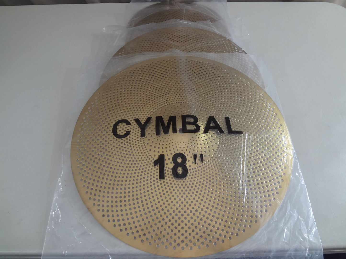 NEW 3 PIECE SET LOW VOLUME CYMBALS- BOP size