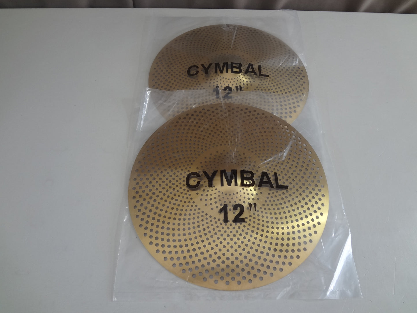 NEW SET 12'' HI HAT LOW VOLUME CYMBALS