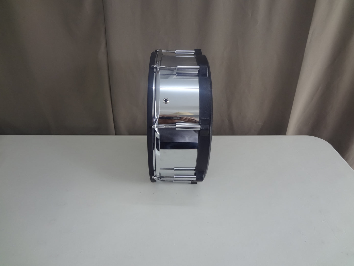 NEW 14inch ELECTRONIC SNARE DRUM-Chrome metal.