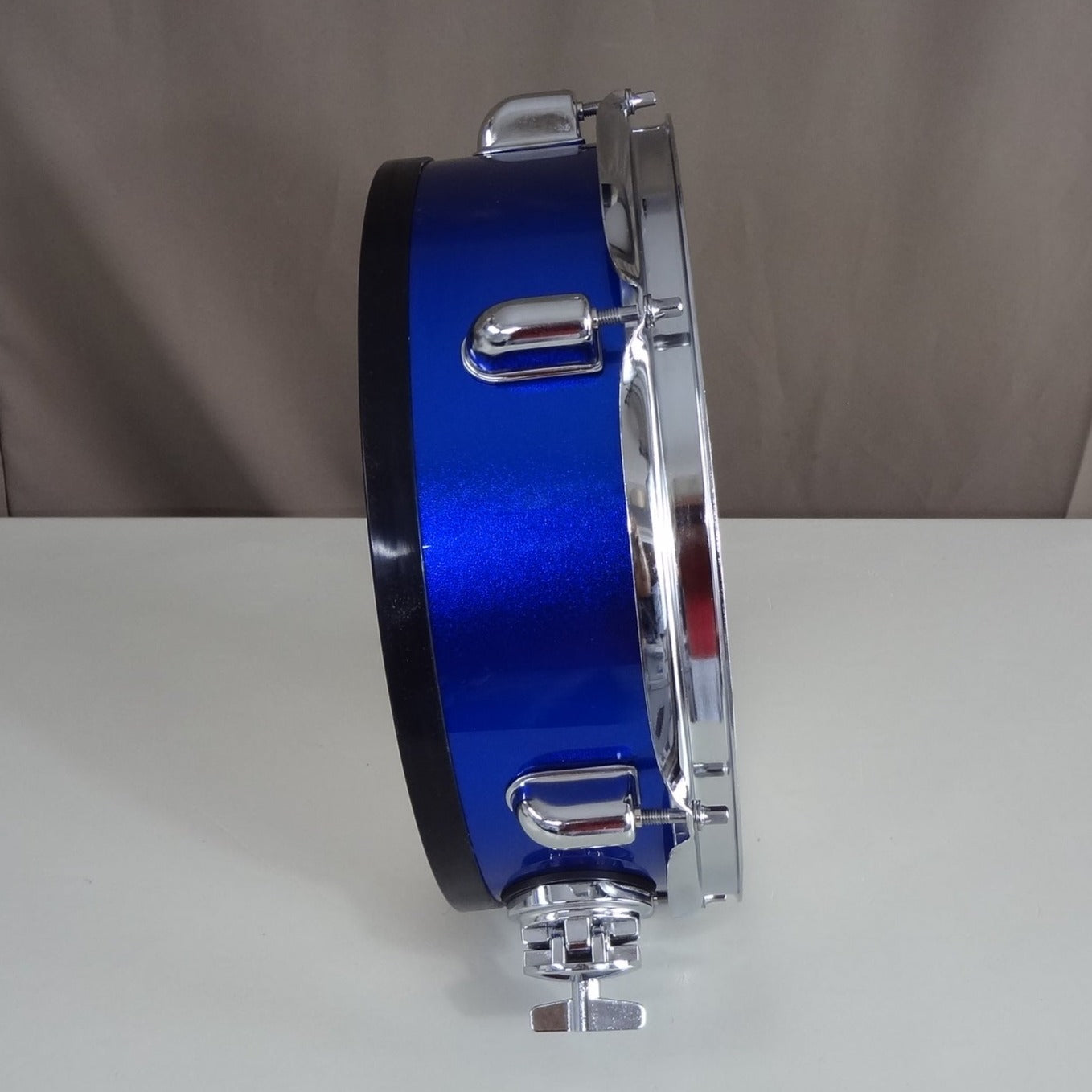 New 12 Inch Custom Electronic Snare Drum - Blue Metallic