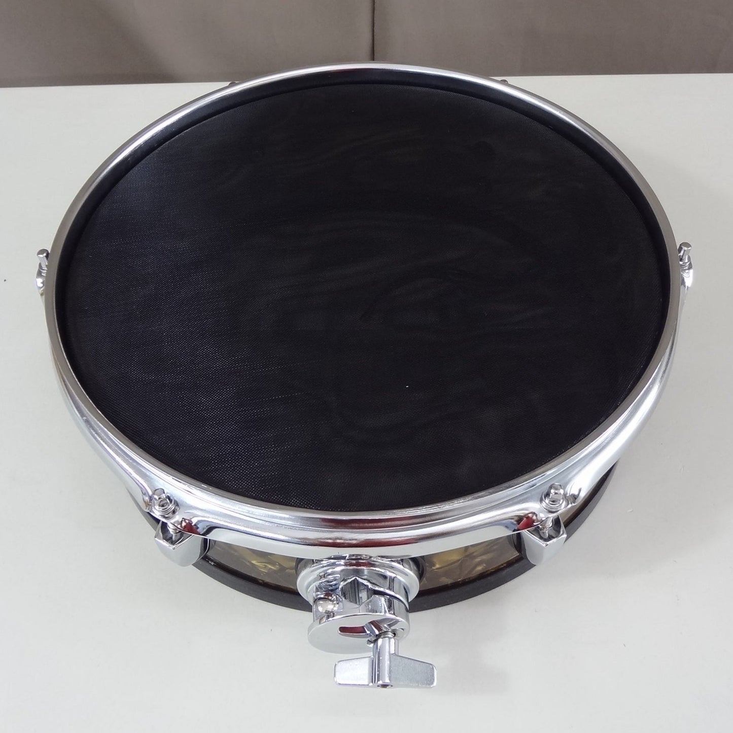 New 12 Inch Custom Electronic Snare Drum - Gold Pearl
