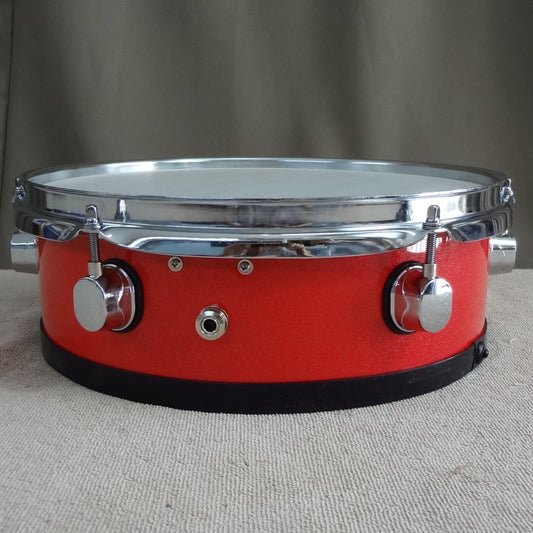 New 12 Inch Custom Electronic Snare Drum - Red with Slight Sparkle