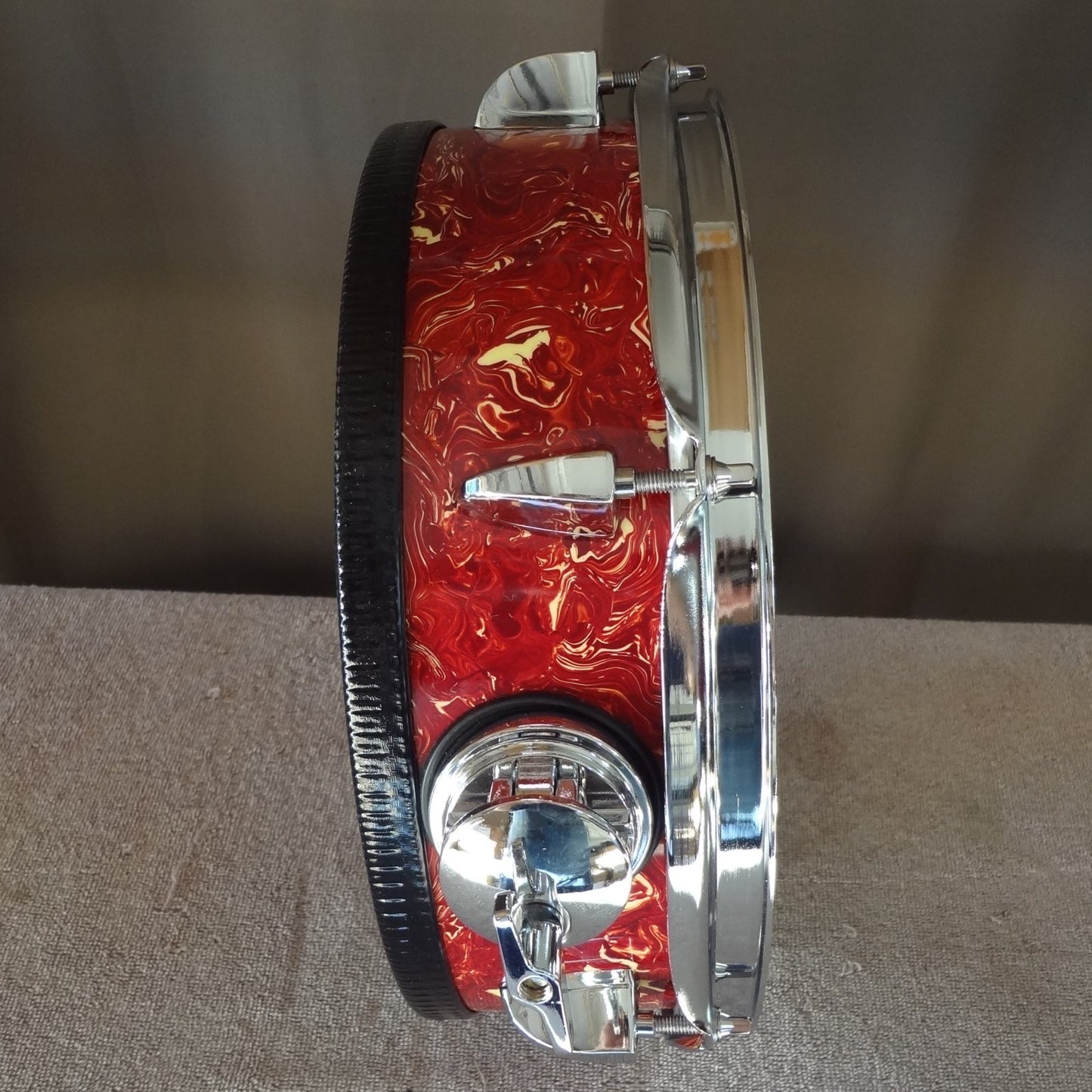 New 12 Inch Custom Electronic Snare Drum - Lava